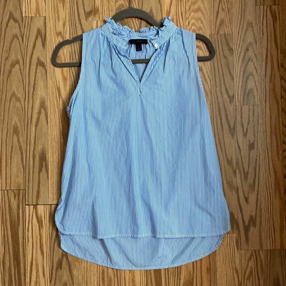 J.CREW Pinstripe Tank Top